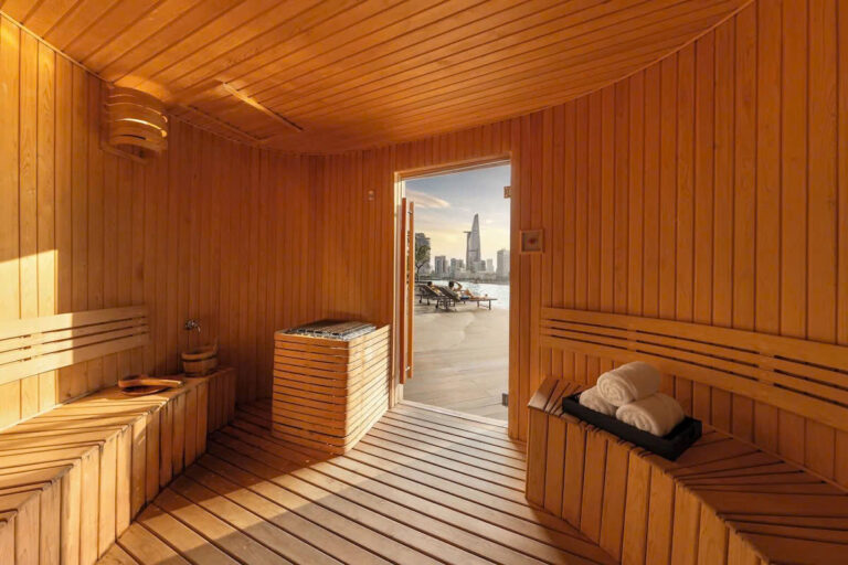 Resort sauna at home