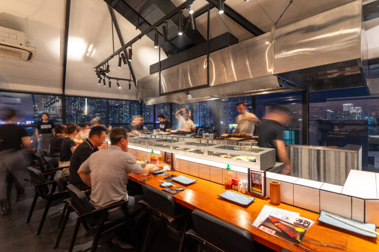 Hachibei The Penthouse – Fire, Flavor & Skyline
