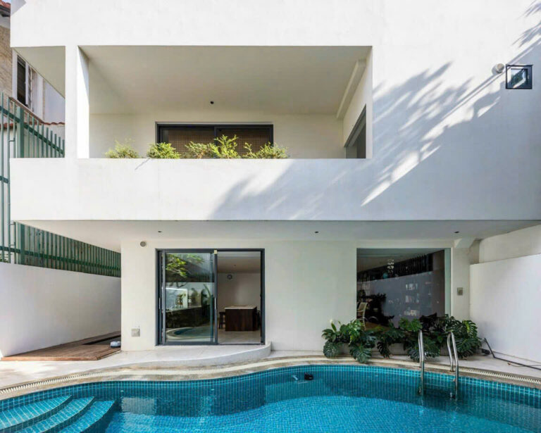 Sunlit Tropical Oasis