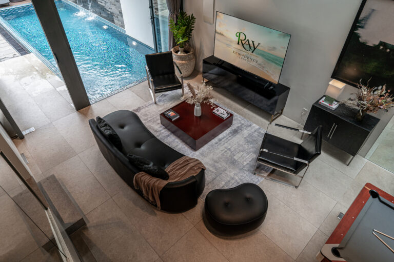 Poolside Brutalist Elegance